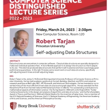 March 24 - Shutterstock Distinguished Lecture: Self-adjusting Data Structures