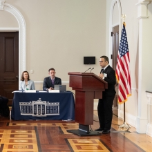 Stony Brook Researcher Harsh Trivedi presents at the White House